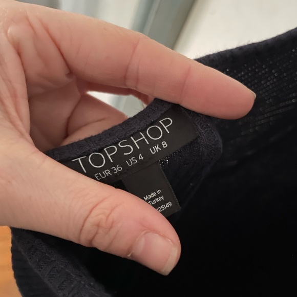 Topshop Ribbed Mini Dress - Picture 6 of 6